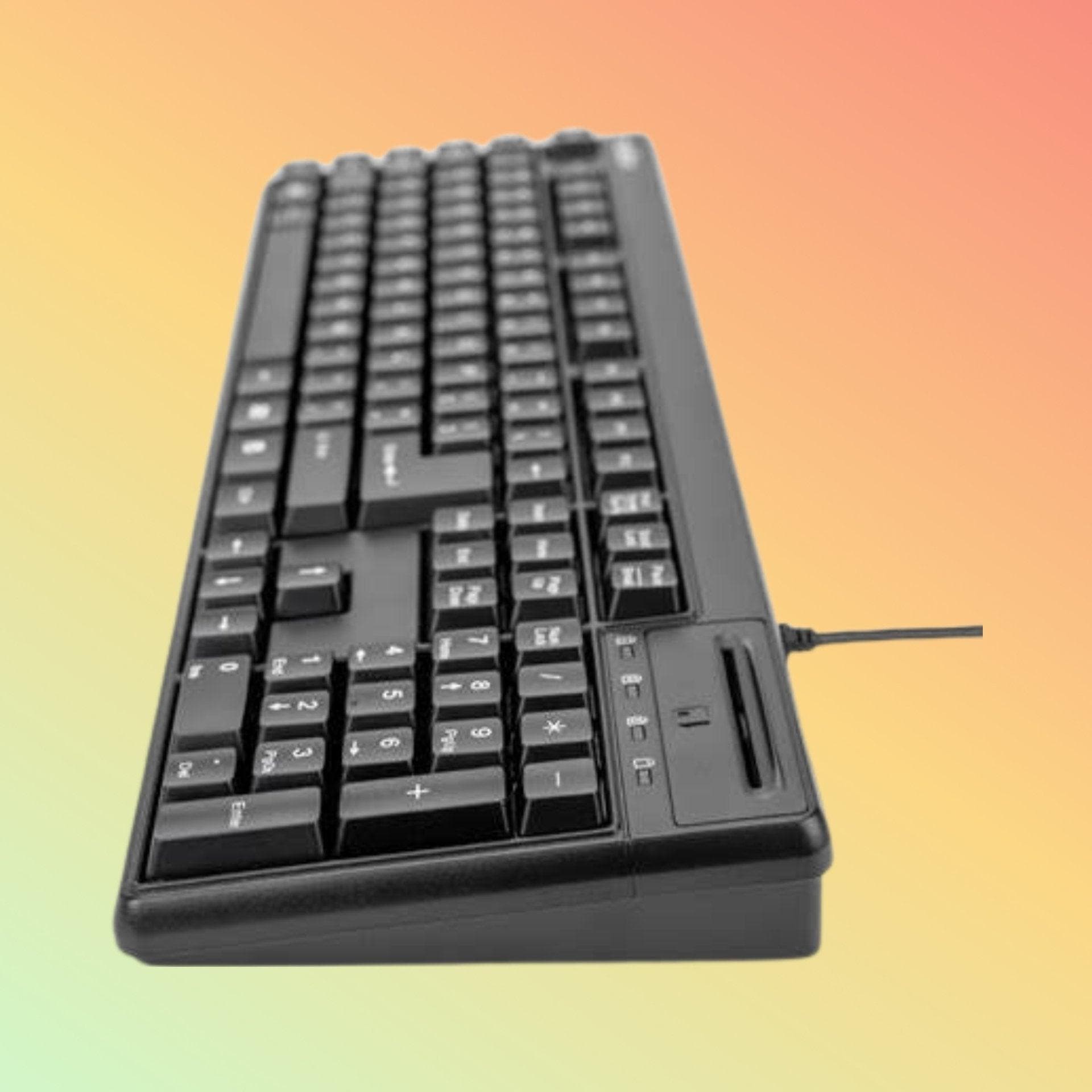 "Durable and efficient Epos K104Keys-SCR USB Keyboard"