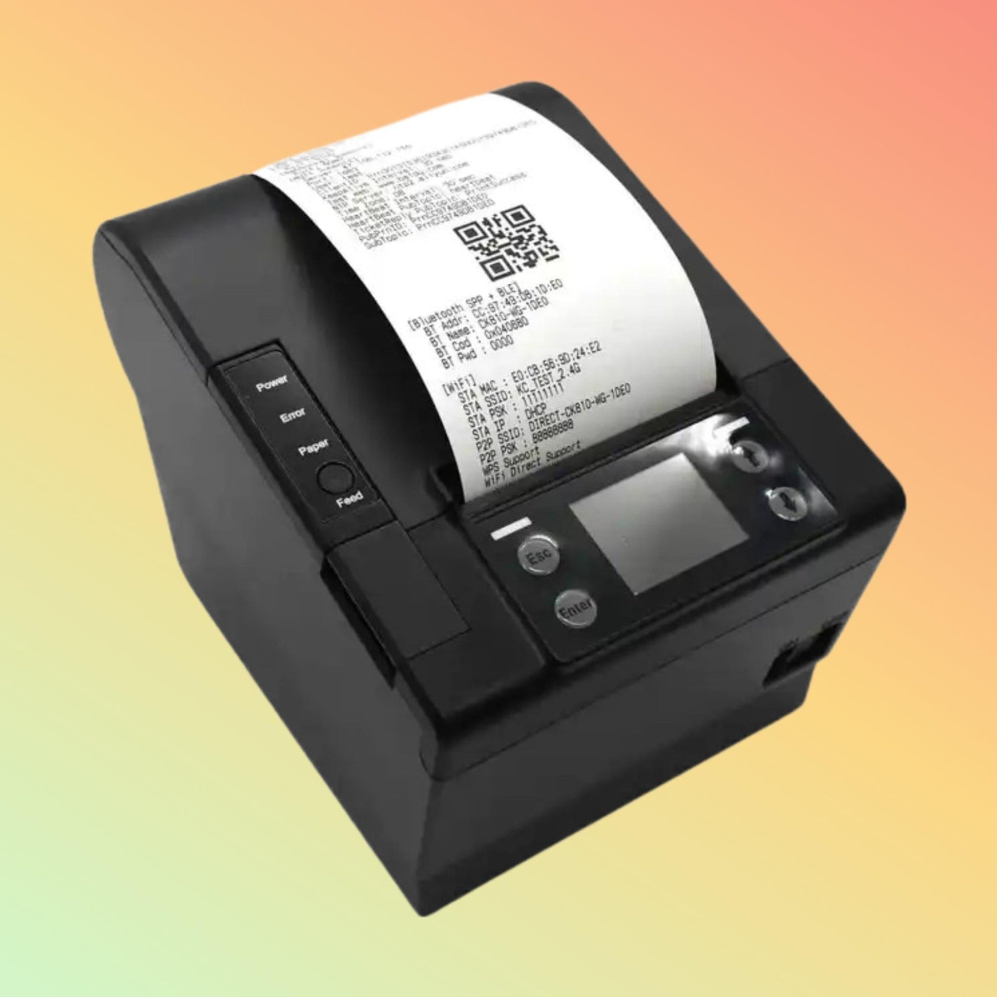 Durable 80mm POSTECH PT-R88V-AP Receipt Printer for Restaurants