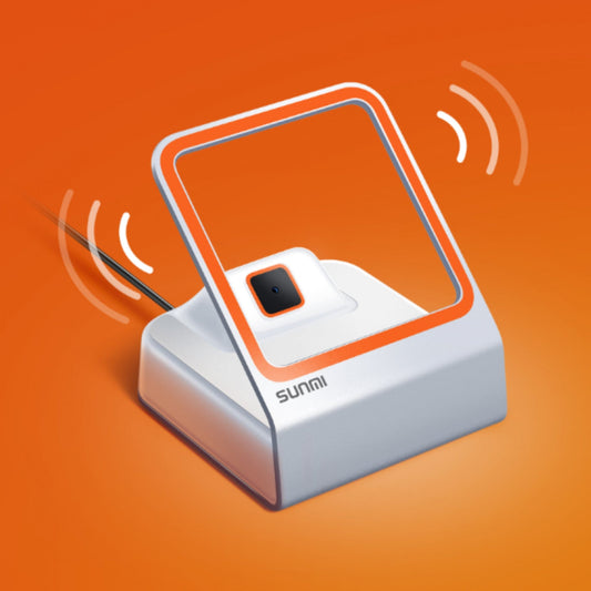 Sunmi Blink Barcode Scanner in retail checkout setup