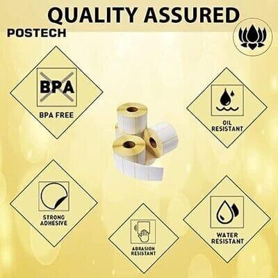 Thermal Label - Postech PT-R3825-05 Pack Of 5 Rolls - NEOTECH