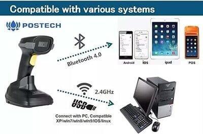 Barcode Scanner - Postech PT-R3900 - Wireless Barcode Scanner - Neotech