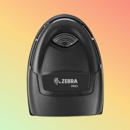 Zebra DS2208 2D Barcode Scanner with Stand – Front View