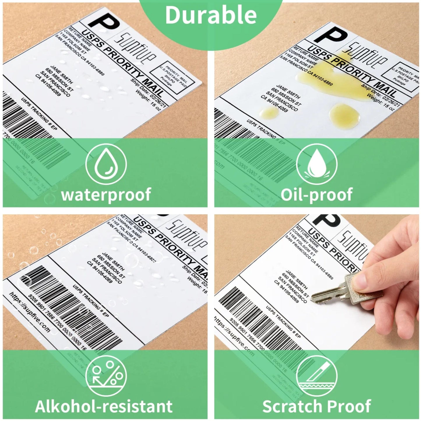 Fanfold Thermal Labels - 4 x 6 (5000 Labels) - Neotech