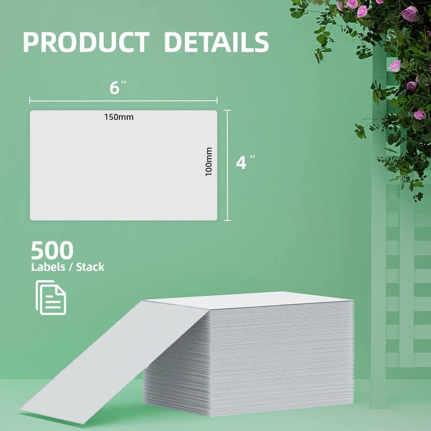 Fanfold Thermal Labels - 4 x 6 (5000 Labels) - Neotech