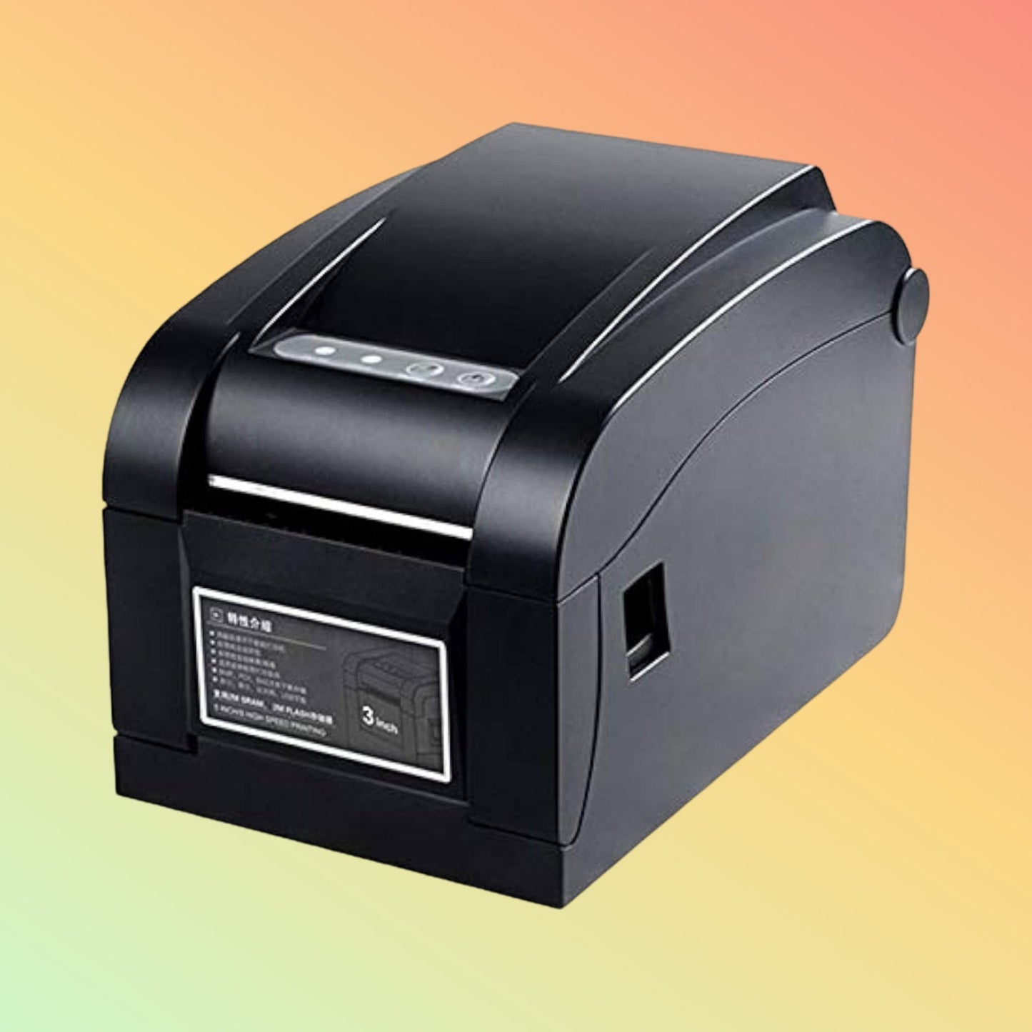 High-speed Xprinter XP-350BM label printer.