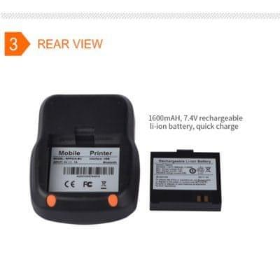 Mobile Printer - RPP02A 58mm Portable Mobile Printer Bluetooth - Neotech